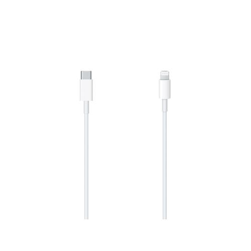 CAVO DATI LIGHTNING RICARICA TIPO C 1 METRO BIANCO PER APPLE IPHONE 11 / 12 / 13 / 14 / PRO / MAX / MINI / PLUS