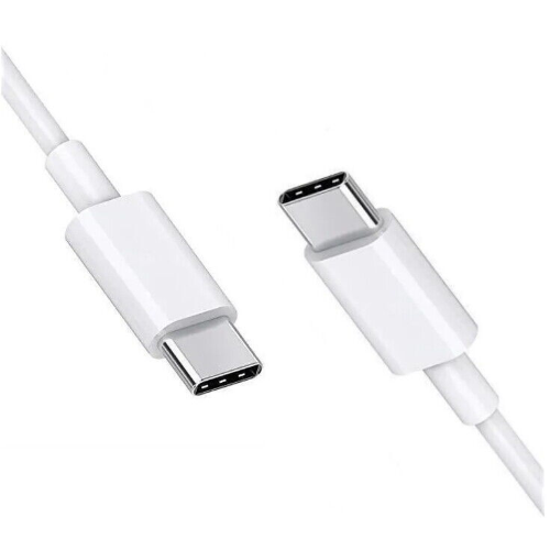 CAVO DATI RICARICA TIPO C / TIPO C 1 METRO BIANCO PER APPLE IPHONE 15/ 15 PRO/ 15 PRO MAX/ 15 PLUS/ IPAD PRO 12,9/ IPAD PRO 11 / TYPE C